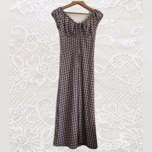 Plaid Cowgirl Dress - 100% cotton